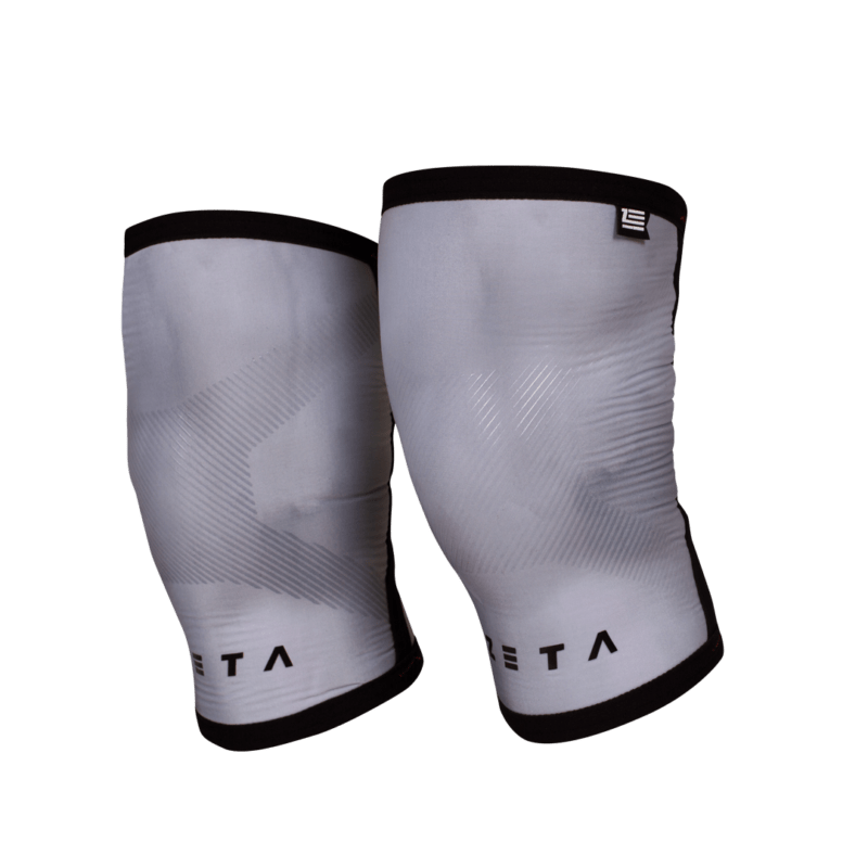 Elite 5mm Knee Sleeves Arctic White Shades