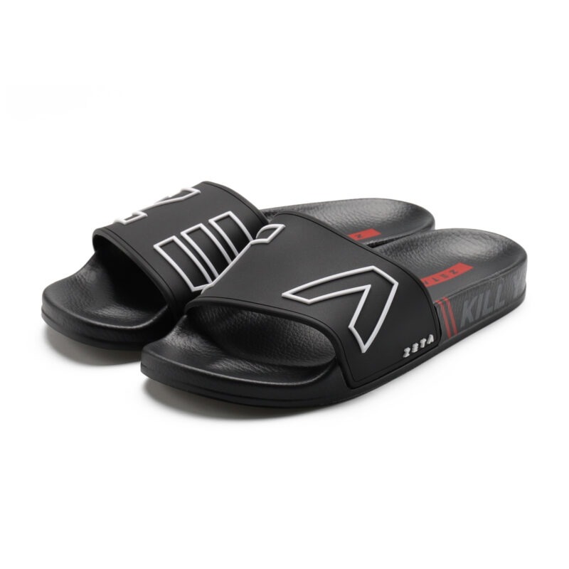 Tech Slides Triple Black + Red