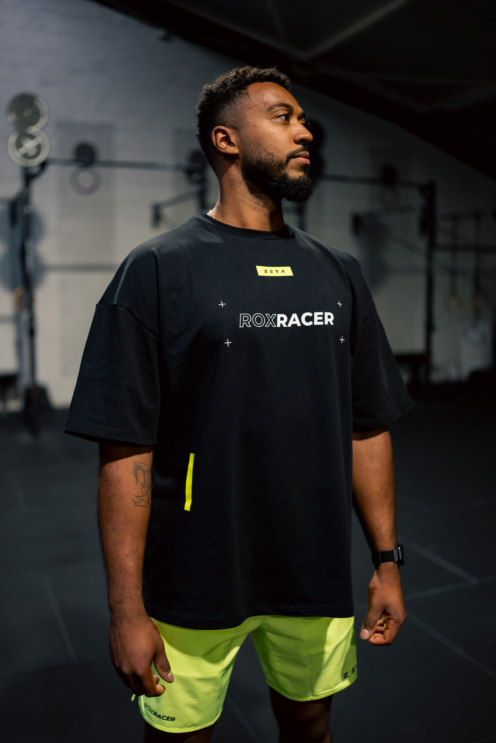 Oversize Heavy T-Shirt RoxRacer Black