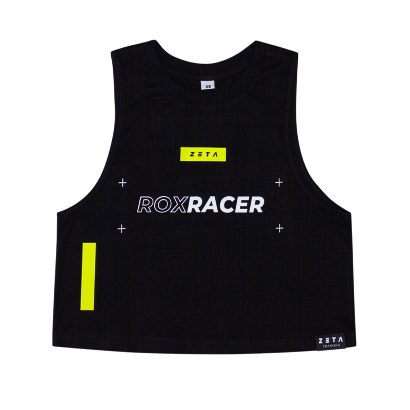 Woman Muscle Crop RoxRacer Black