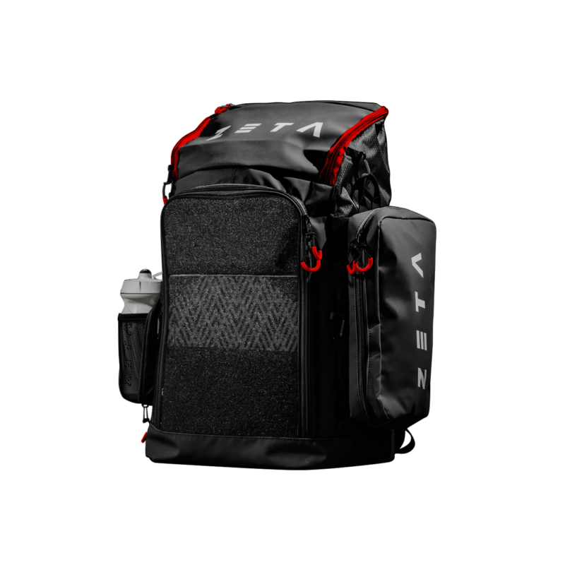 ZETA Tech Backpack Phantom Black + Red