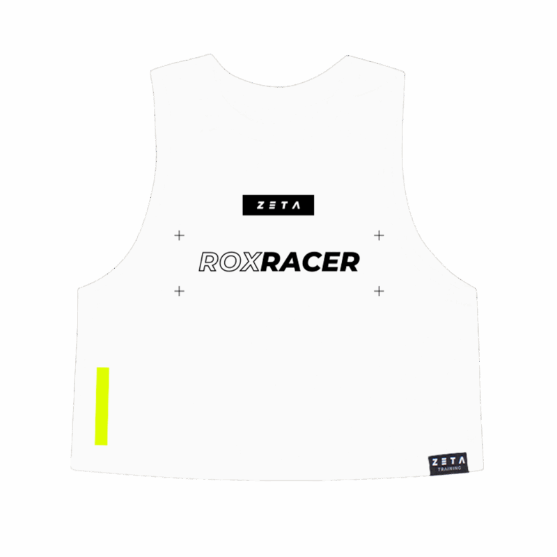 Woman Muscle Crop RoxRacer White