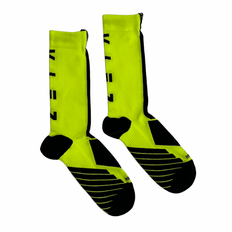 Elite Socks Fluo Yellow + Black